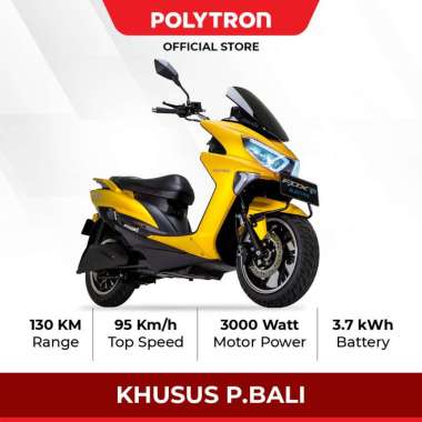 Polytron Fox R Electric Sepeda Motor Listrik - OTR BALI kuning