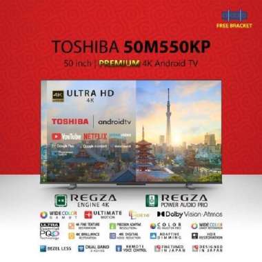 TOSHIBA ANDROID TV 55 Inch 55M550KP QLED 4K UHD