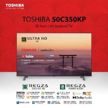 TOSHIBA ANDROID TV LED 4K SMART 55 INCH 55C350KP