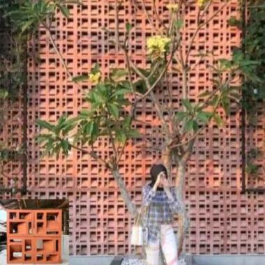 Roster Beton Minimalis/Warna Abu Merah Putih Hitam/Dekorasi Dinding Ud