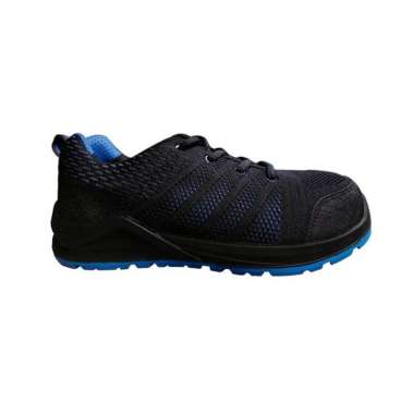 Krisbow Sepatu Safety Shoes Auxo Ukuran 44 - Hitam/Biru