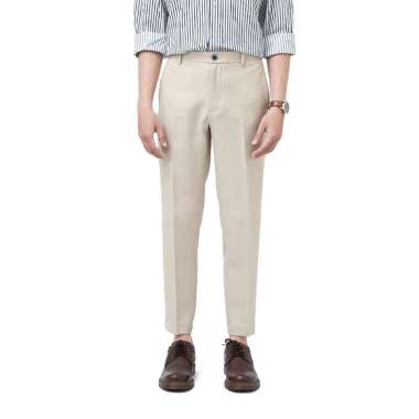 Kasual Celana Panjang Pria Ankle Prime Premium L Cream