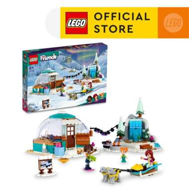 LEGO Friends 41760 Igloo Holiday Adventure (491 Pieces), Mainan Anak Perempuan, Building Block, Toys