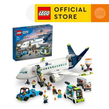 LEGO City 60367 Passenger Airplane (913 Pieces), Mainan, Building Block, Toys