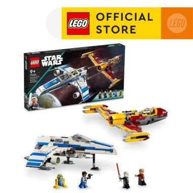 LEGO Star Wars 75364 New Republic E-Wing vs. Shin Hati’s Starfighter (1056 Pieces), Toys, Mainan Ana