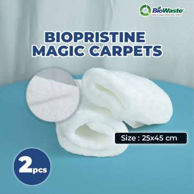 BioPristine Magic Carpet Media Filter Saringan Air akuarium dan Kolam ikan Bisa Cuci Ulang 25x45cm 2