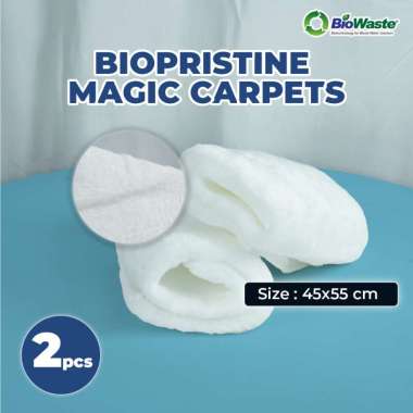 BioPristine Magic Carpet Media Filter Saringan Air akuarium dan Kolam ikan Bisa Cuci Ulang 45x55cm 2