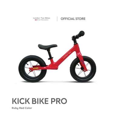 Sepeda Anak Tanpa Pedal London Taxi Balance Bike PRO - Ruby