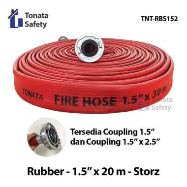Fire Hose Rubber Storz Tonata 1.5" x 20m / Selang Pemadam 20 m Storz_1.5"X2.5"