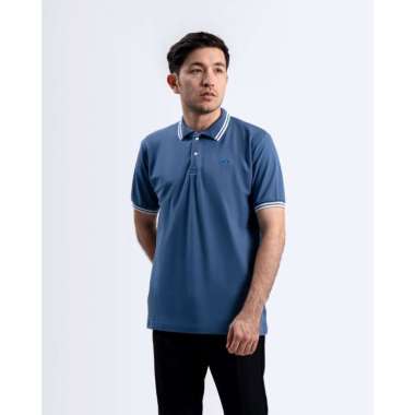 Broodis Kaos Polo Shirt Pria SIMPLY Tshirt Polo Blue Blue L