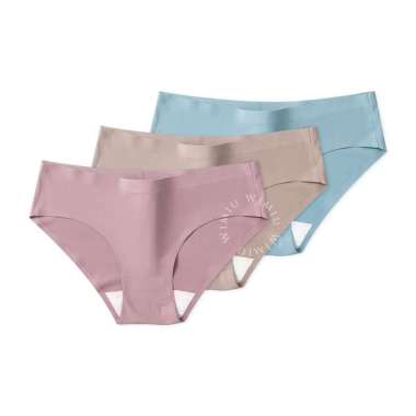 WIMIU 3PCS Celana Dalam Wanita Seamless CD Wanita Gstring G-string G String Panty 300066 Multicolor