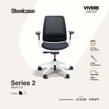 STEELCASE Series 2 Black - Working Chair - Ergonomic Office Chair - Kursi Kerja