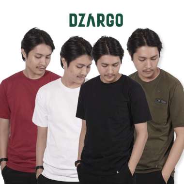 DZARGO - KARIA (Basic Pocket) - Kaos polos kantung cotton combed 24s premium dengan kantong - Pocket