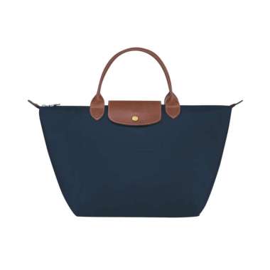 Longchamp Le Pliage Original Medium Top Handle Bag Navy Blue