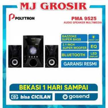 POLYTRON SPEAKER AUDIO PMA 9525 PMA9525 SUPER BASS USB BLUETOOTH