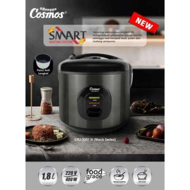 Cosmos Magic Com Rice Cooker 1.8 Liter CRJ-3301 N CRJ 3301 N CRJ3301 multi warna