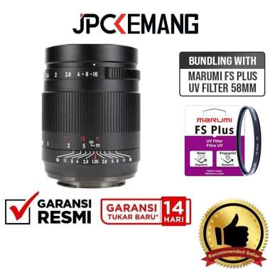 JPC KEMANG 7Artisans 50mm f1.05 for Sony FullFrame 7artisan 50mm f/1.05 GARANSI RESMI with Filter UV