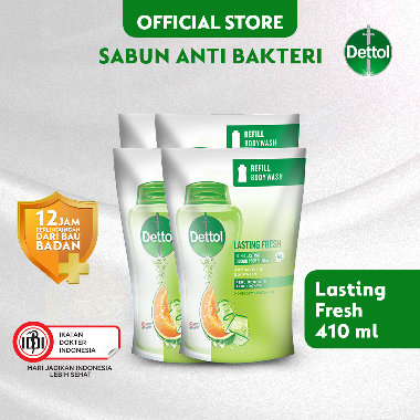 Promo Harga Dettol Body Wash Lasting Fresh 450 ml - Blibli