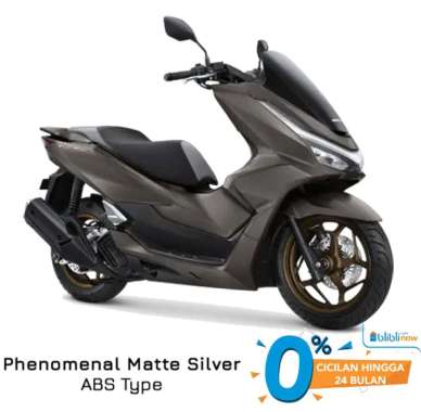 All New Honda PCX ABS 160 Sepeda Motor Matte Silver Palembang