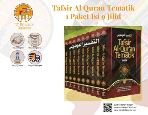 Tafsir Alquran Tematik - 1 Paket isi 9 Jilid