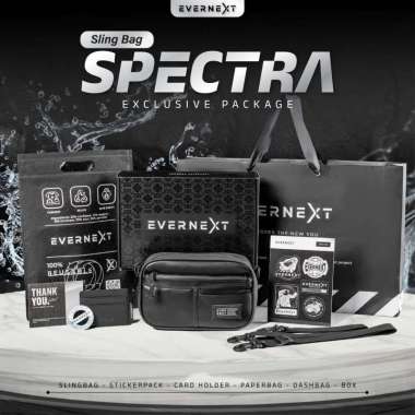 EVERNEXT - POUCH BAG SPECTRA MULTIFUNGSI 3 IN 1 SLING BAG PRIA ANTI AIR CLUTCH BAG PRIA HAND BAG WAT