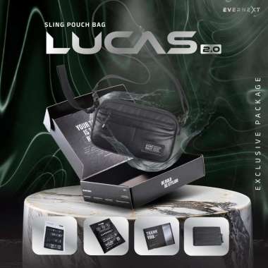 EVERNEXT - POUCH BAG SPECTRA MULTIFUNGSI 3 IN 1 SLING BAG PRIA ANTI AIR CLUTCH BAG PRIA HAND BAG WAT