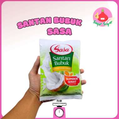 Sayur Segar - Sasa Santan Bubuk Kemasan 75gr / Coconut Cream Powder