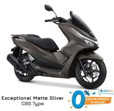 All New Honda PCX CBS 160 Sepeda Motor Matte Silver Palembang