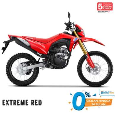 Honda CRF 150L Sepeda Motor Extreme Red Bandung