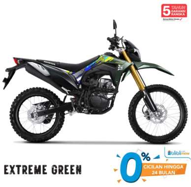 Honda CRF 150L Sepeda Motor Extreme Green Bogor