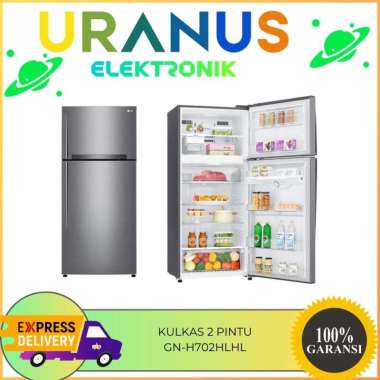 Kulkas 2 Pintu LG GN-H702HLHL 547 Liter Smart Inverter GN H702HLHL