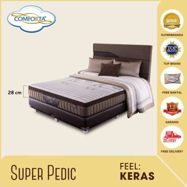 COMFORTA Kasur Springbed Super Pedic Fullset 180 x 200