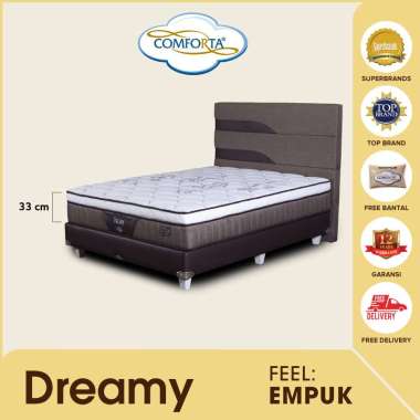 COMFORTA Kasur Springbed Dreamy Fullset 90 x 200