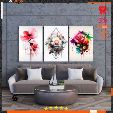 Hiasan Dinding Aesthetic kamar/Ruang Tamu Wall Decore Aesthetic 10x20cm A04