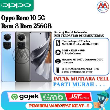 Oppo Reno 10 5G Ram 8 Rom 256GB biru
