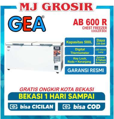 GEA AB 600 CHEST FREEZER BOX 600 L LEMARI PEMBEKU 600 LITER BY GEA