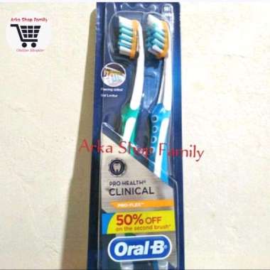 ORAL-B Sikat Gigi Pro Health Clinical Pro Flex Soft 2s