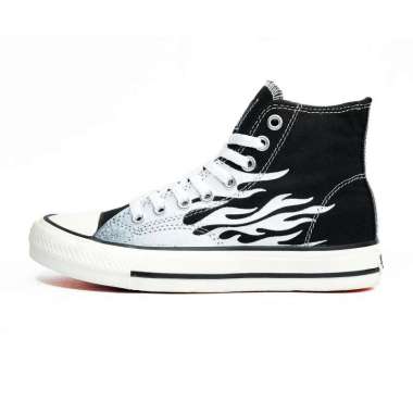 SABA White Flame High - Sepatu Lokal Sneakers Casual Pria Wanita 100% Original WF-H-26 43