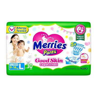 Promo Harga Merries Pants Good Skin L30 30 pcs - Blibli