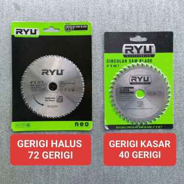Ryu Circular Saw Blade 4" Inch Mata Gerinda Gergaji Kayu Triplek Kasar 4" x 40 T