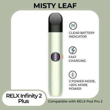 RELX Infinity 2 Device (Garansi Resmi id) Infinity 2 Plus Misty Leaf