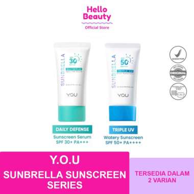 You Sunbrella Daily Defense Sunscreen Serum SPF 30 PA+++ 30ml | You Sunbrella Triple Uv Elixir SPF 5