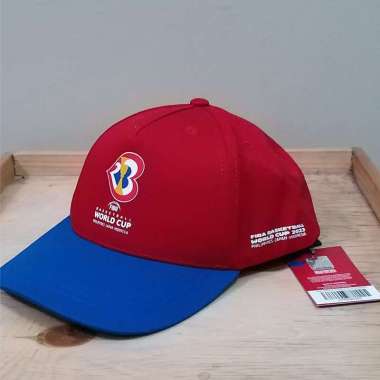 Topi FIBA Basketball World Cup 2023 Indonesia Official Merchandise Merah