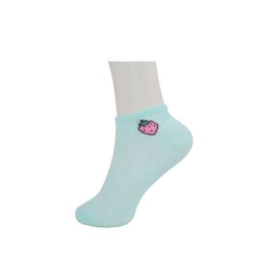 ONE - P55-P58 Kaos Kaki Pendek Dewasa / Kaos Kaki Semata Kaki Polos / Kaos Kaki Ankle Wanita Motif B