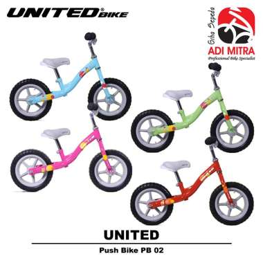 United PB 02 Push Bike - Balance Bike Orange