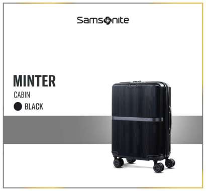 Samsonite Koper Hardcase Minter Spinner Cabin 20 Inch - Black
