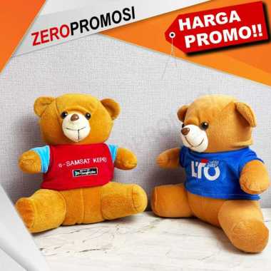 Souvenir Boneka Maskot Cetak Custom Desain Logo