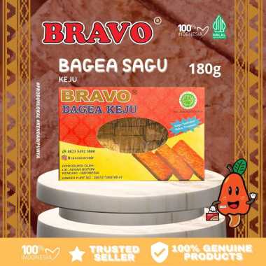 Kue Bagea Bravo kemasan Dus rasa Keju/ Kue Sagu Keju /Kue Khas Kendari 180g