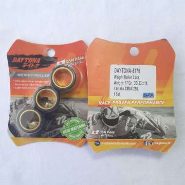 ROLLER DAYTONA XMAX 250 17 GRAM 6 PCS