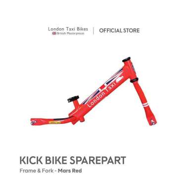 Sepeda Anak Balance Bike Upgrade - Sparepart Frame Red